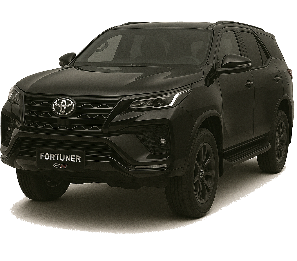 Toyota Fortuner GR (White BG) - Kuta Rent Cars